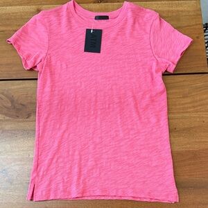 ATM Anthony Thomas Melillo Bright Pink Tee, new with tags, size XS